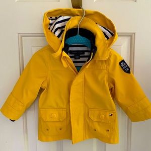 Tommy Hilfiger Yellow Rain Jacket (6-9M)